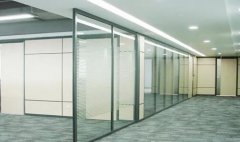 青島市南區(qū)遠洋大廈（寫字樓）定做辦公屏風(fēng)隔斷